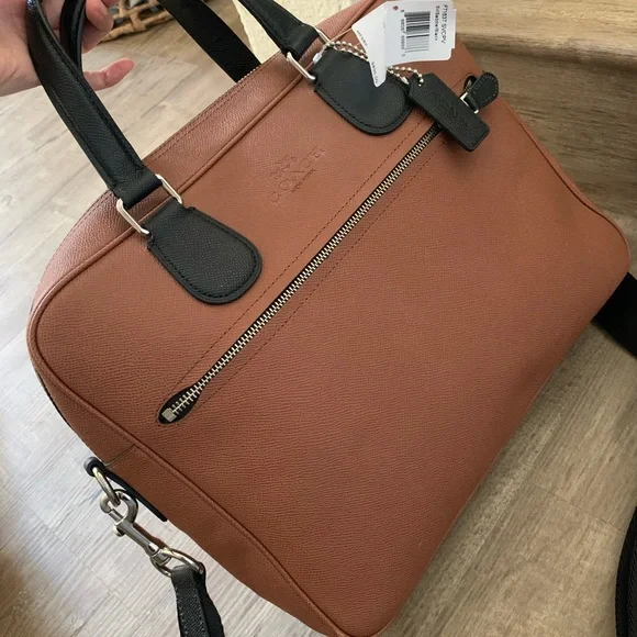 Coach Hudson 5 Bah In Crossgrain Leather 71637 Tote And Cross -